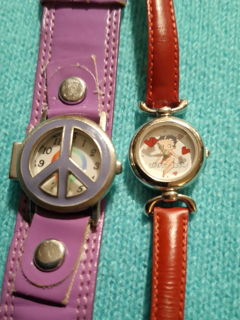Peace Face And Betty Boop Watch